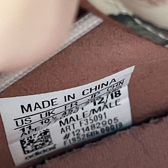 Adidas Mens Size 11 Rivalry RM x Eric Emanuel Linen High Top Lace Up Sneakers - Picture 10 of 10